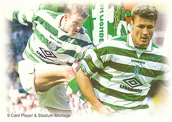 Montage (puzzle 6) Celtic Glasgow 1999 Futera Fans' Selection #78